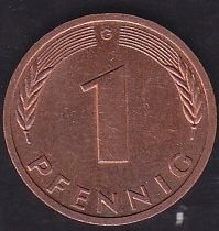Almanya 1 Pfennig 1994 G