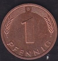 Almanya 1 Pfennig 1994 G