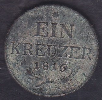 AVUSTURYA 1 KREUZER 1816
