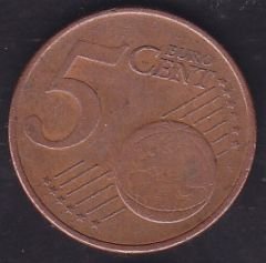 Avrupa 5 Euro Cent 2003 Avusturya