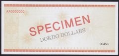 DOKDO ( GÜNEY KORE) 10000 DOLAR 2013 ÇİL SPECİMEN