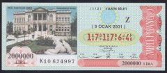 2001 9 OCAK YARIM BİLET