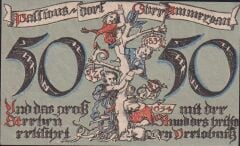 Almanya 50 Pfennig Notgeld 1921 Çil