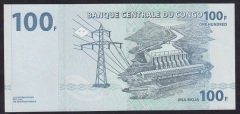 Kongo 100 Frank 2007 Çil (MC) Pick 98a