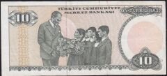 7.Emisyon 2.Tertip 10 Lira E58 320749 Çok Temiz