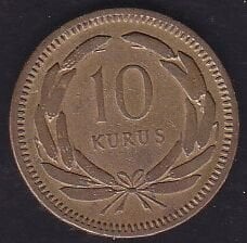 1951 Yılı 10 Kuruş