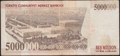 7.Emisyon 5 000 000 Lira E61 067939 Çok Temiz