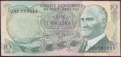 6.EMİSYON 2.TERTİP 10 LİRA J89 283211 ÇÇT +