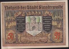 Almanya 50 Pfennig Notgeld 1921 Çil