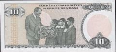 7.Emisyon 2.Tertip 10 Lira E57 745777 Çil