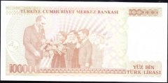 7.Emisyon 3.Tertip 100000 Lira G40 898092 Çilaltı Çil