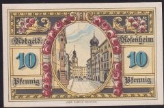 ALMANYA 10 PFENNİNG NOTGELD 1921 ÇİL
