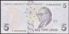 9.Emisyon 6.Tertip 5 Lira F168 8442xx Çil