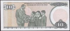 7.Emisyon 2.Tertip 10 Lira E56 074433 Çil