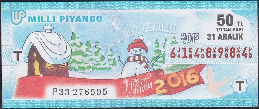 2015 31 Aralık Tam Bilet - T Serisi