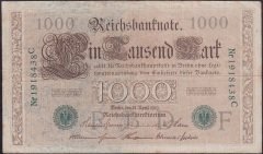 ALMANYA 1000 MARK 1910 ÇOK TEMİZ