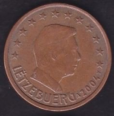 Avrupa 5 Euro Cent 2004 Lüksemburg