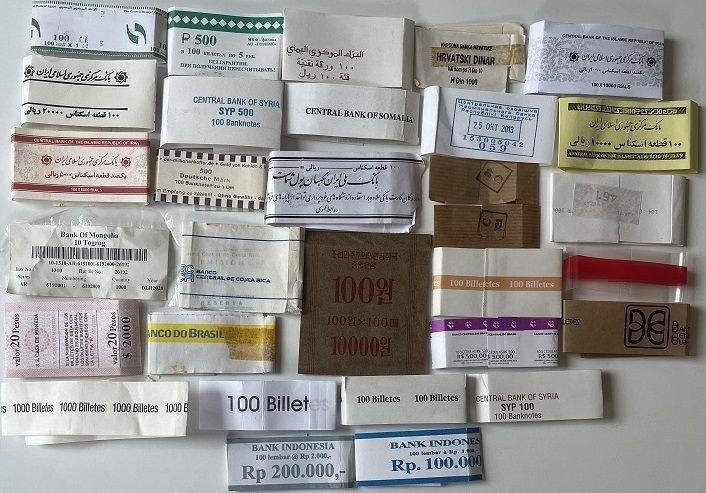 30 Adet Yabancı Deste Para Bandrolü
