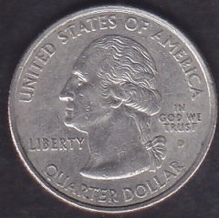 Amerika Çeyrek Dolar 2001 Hatıra North Carolina