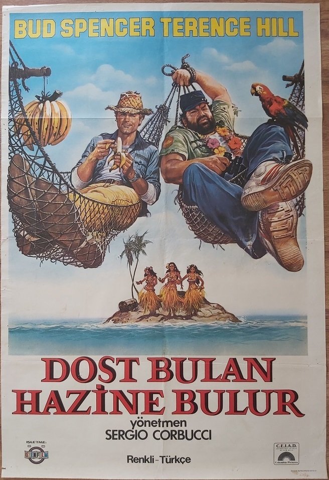 Yabancı - Terence Hill - Bud Spencer - Dost Bulan Hazine Bulur - Film Afişi