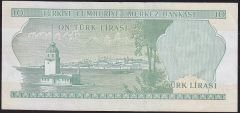6.Emisyon 2.Tertip 10 Lira L12 177349 Çok Temiz+