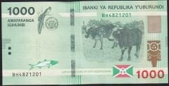 Burundi 1000 Frank 2023 Çil