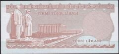 6.Emisyon 4.Tertip 20 Lira I66 123940 Çil