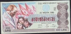 1982 23 Nisan Çeyrek Bilet - N Serisi