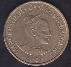 Danimarka 20 Kroner 2004 Hatıra Kaz Kulesi