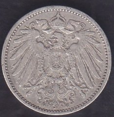 ALMANYA 1 MARK 1908 G GÜMÜŞ eski para fiyatları