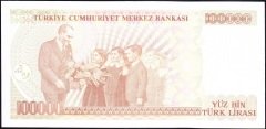 7.Emisyon 3.Tertip 100000 Lira F83 486202 Çilaltı Çil