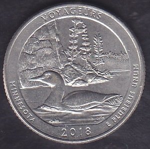 Amerika Çeyrek Dolar 2018 Hatıra Voyageurs Minnesota