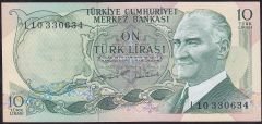 6.Emisyon 2.Tertip 10 Lira L10 330634 Çilaltı Çil
