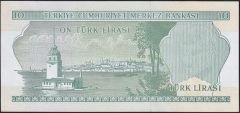 6.Emisyon 2.Tertip 10 Lira L10 330634 Çilaltı Çil