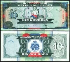 Haiti 10 Gourdes 2000 Çil Pick 265a