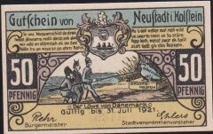 Almanya 50 Pfennig Notgeld 1921 Çil