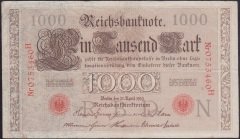 ALMANYA 1000 MARK 1910 ÇOK TEMİZ
