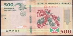Burundi 500 Frank 2023 Çil
