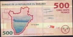 Burundi 500 Frank 2023 Çil