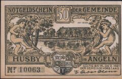 Almanya 50 Pfennig Notgeld 1921 Çil