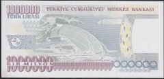 7.EMİSYON 3.TERTİP 1 000 000 LİRA O89 423445 ÇİL