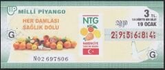 2010 19 Ocak Çeyrek Bilet - G Serisi
