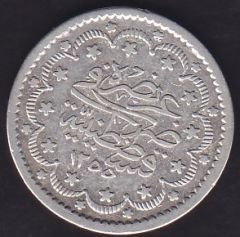 1255/15 Abdulmecid 5 Kuruş Gümüş