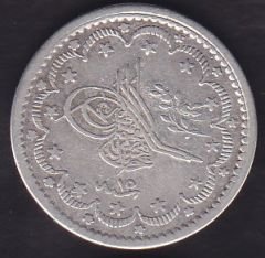 1255/15 Abdulmecid 5 Kuruş Gümüş