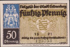 Almanya 50 Pfennig Notgeld 1921 Çil