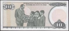 7.Emisyon 2.Tertip 10 Lira E49 769521 Ççt Çilaltı