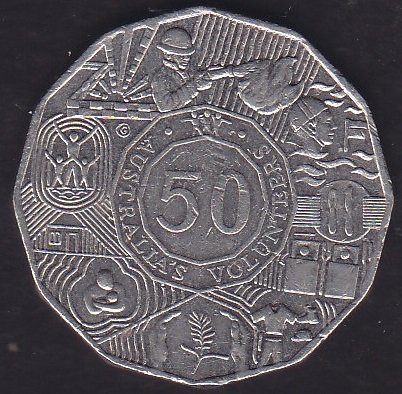 Avustralya 50 Cent 2003 Hatıra Para