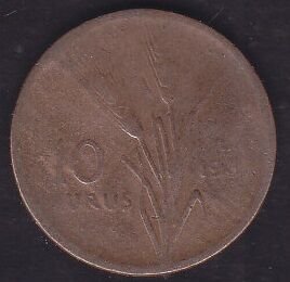 1961 Yılı 10 Kuruş