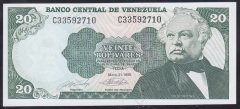 Venezuela 20 Bolivares 1990 ÇİL Pick63c