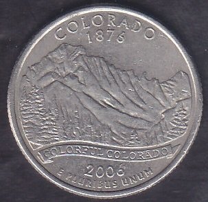 Amerika Çeyrek Dolar 2006 Hatıra Colorado